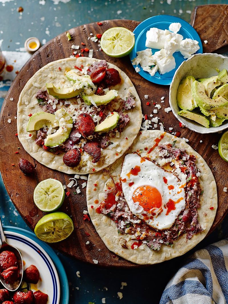 Baleadas | Jamie Oliver tortilla and refried beans recipe