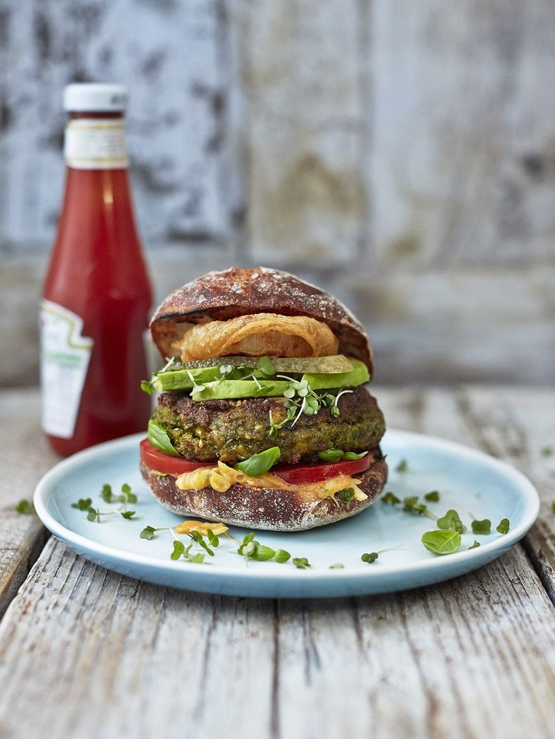 Brilliant veggie burger recipe Jamie Oliver recipes