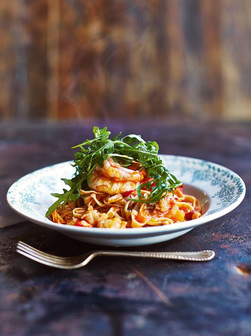 Prawn Linguine Pasta Recipes Jamie Oliver