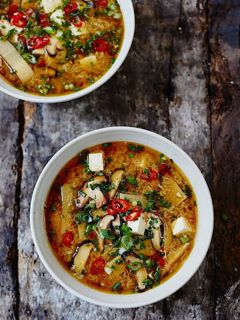 Hot & Sour Soup | Vegetable Recipes | Jamie Oliver Recipes