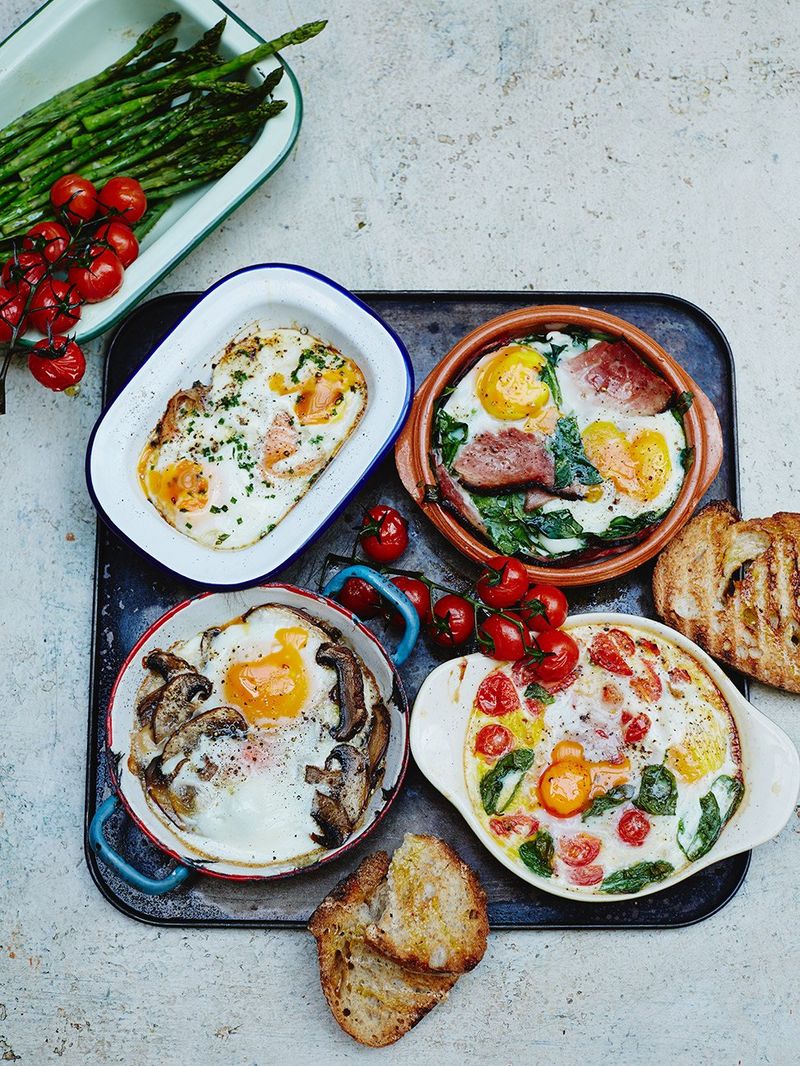 Basic Baked Egg Recipe Jamie Oliver Breakfast Recipes