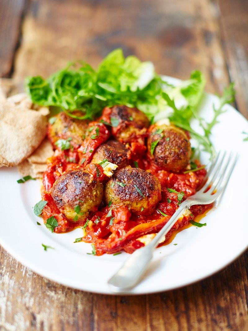 Baked Veggie Balls | Vegetable Recipes | Jamie Oliver