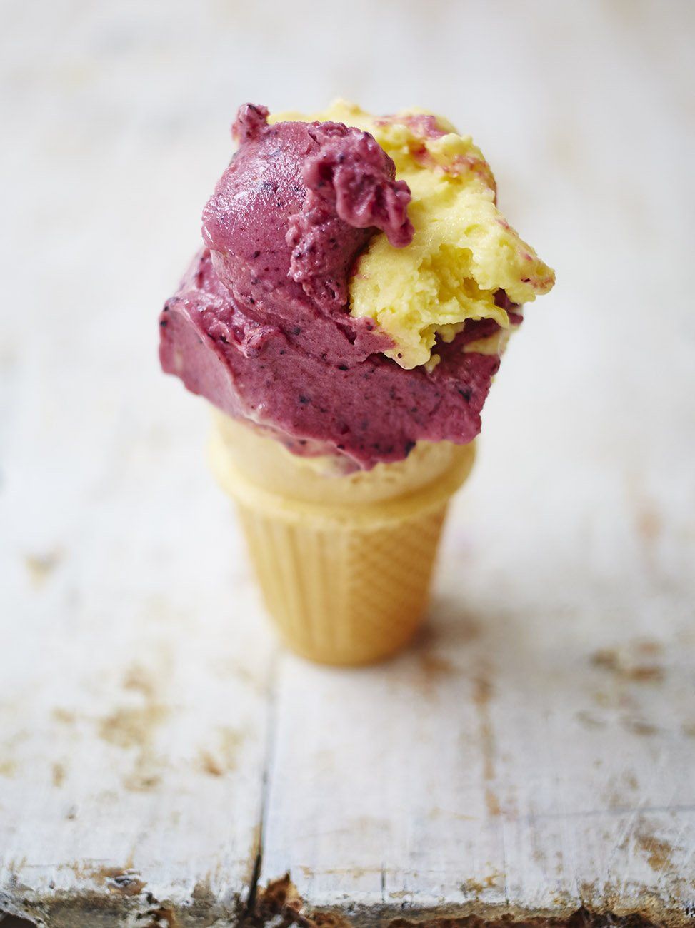 Frozen fruit store ice cream