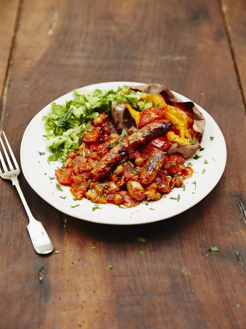 Sausage and bean casserole recipe | Jamie Oliver recipes