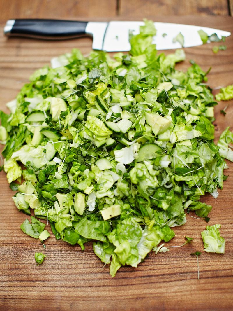 Best Green Chopped Salad Recipe - How To Make Green Chopped Salad