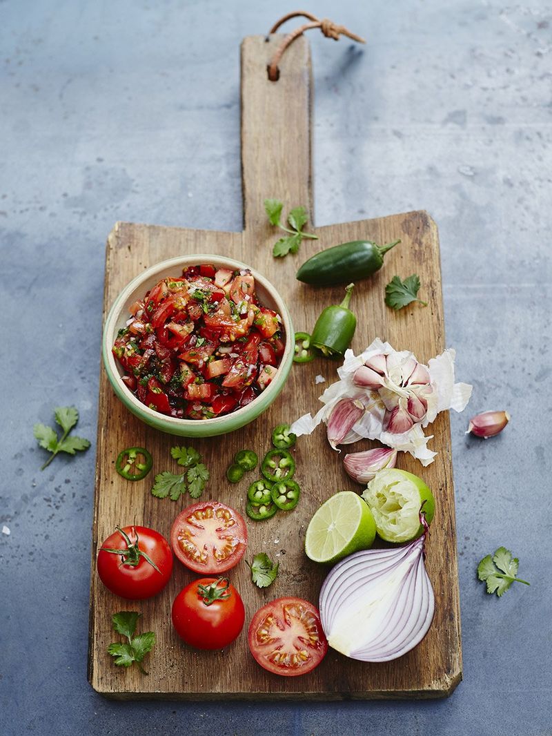 Tomato salsa | Vegetarian recipes | Jamie Oliver
