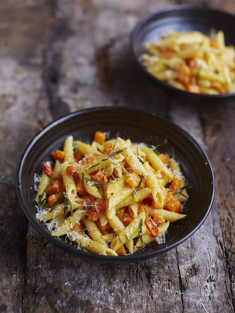 Butternut Squash & Pancetta Penne | Pasta Recipes | Jamie Oliver