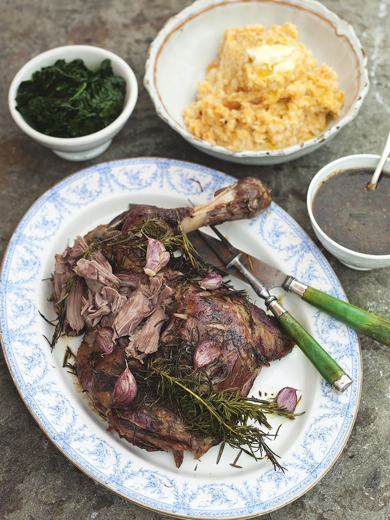 Slow cooked lamb shoulder | Jamie Oliver lamb recipes