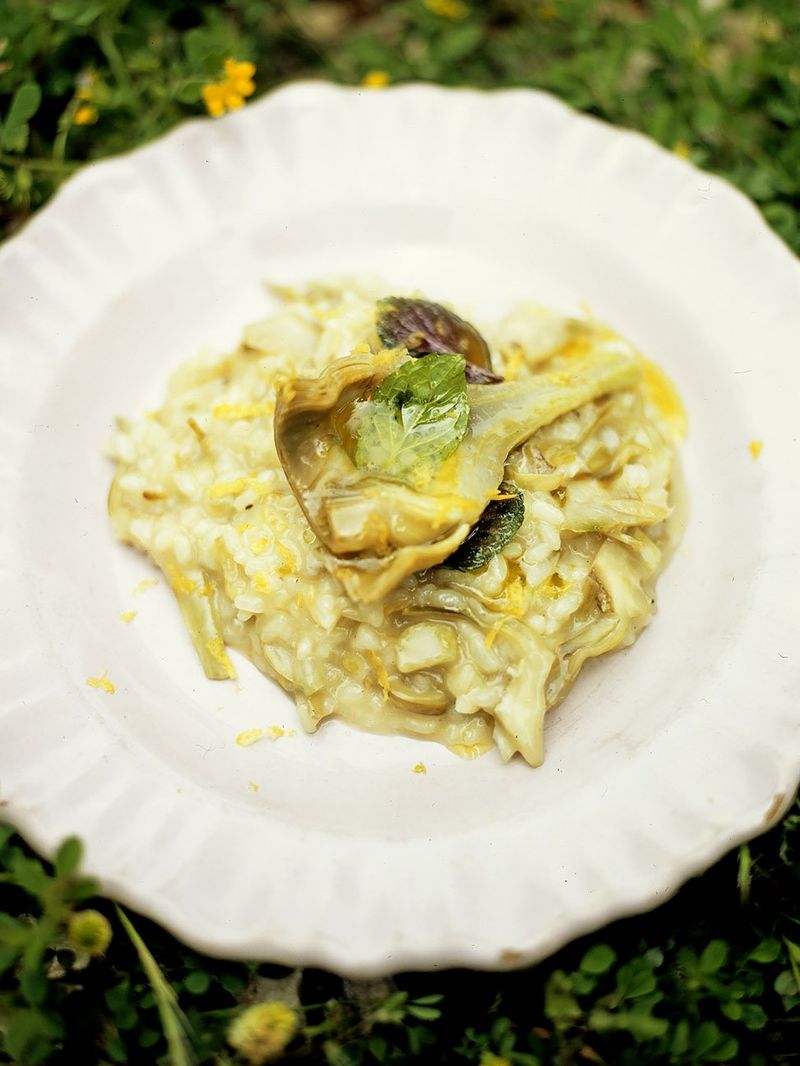 Artichoke risotto | Jamie Oliver recipes
