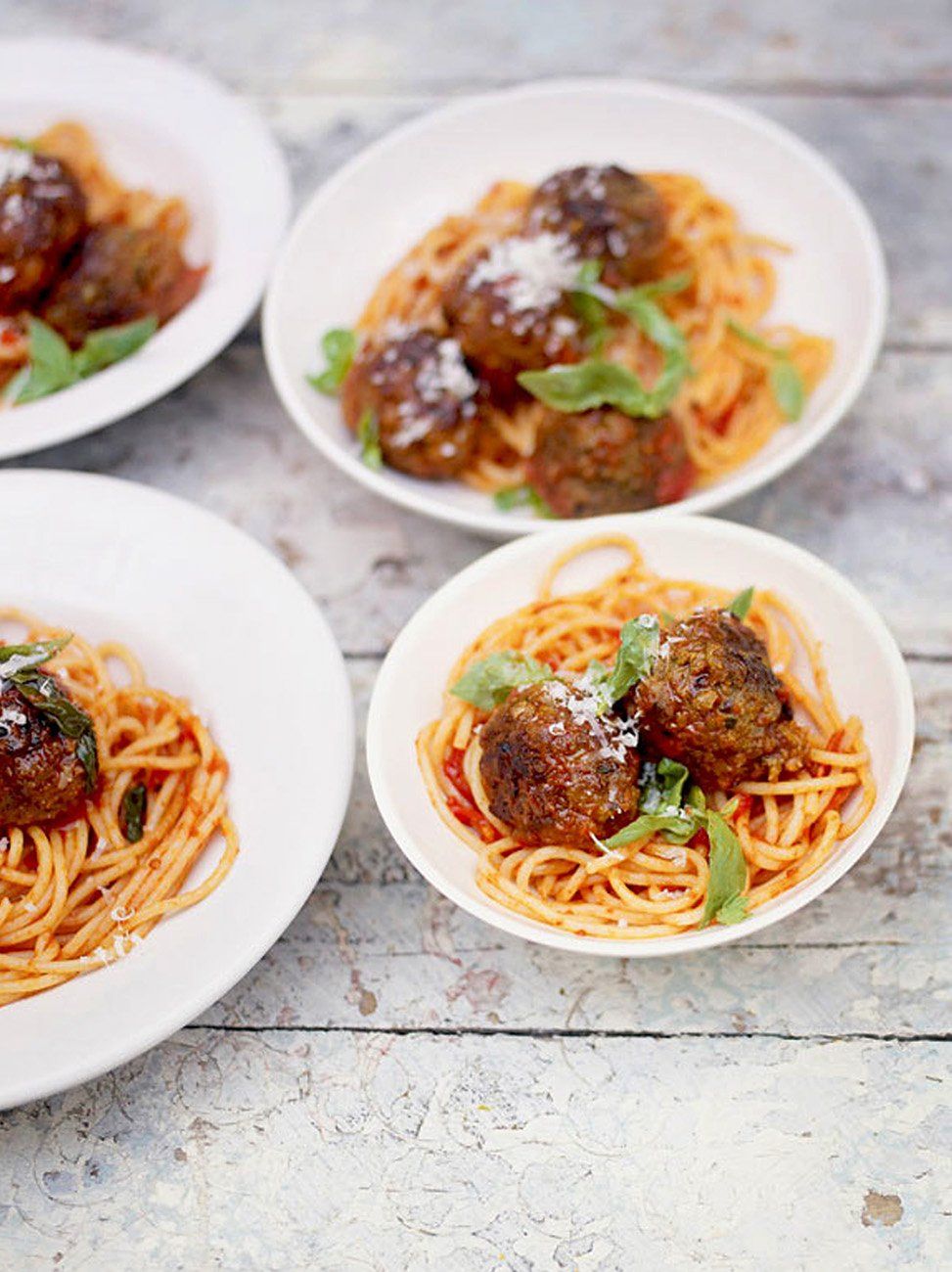 Meatballs pasta