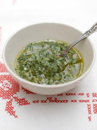 Mixed herb salsa verde