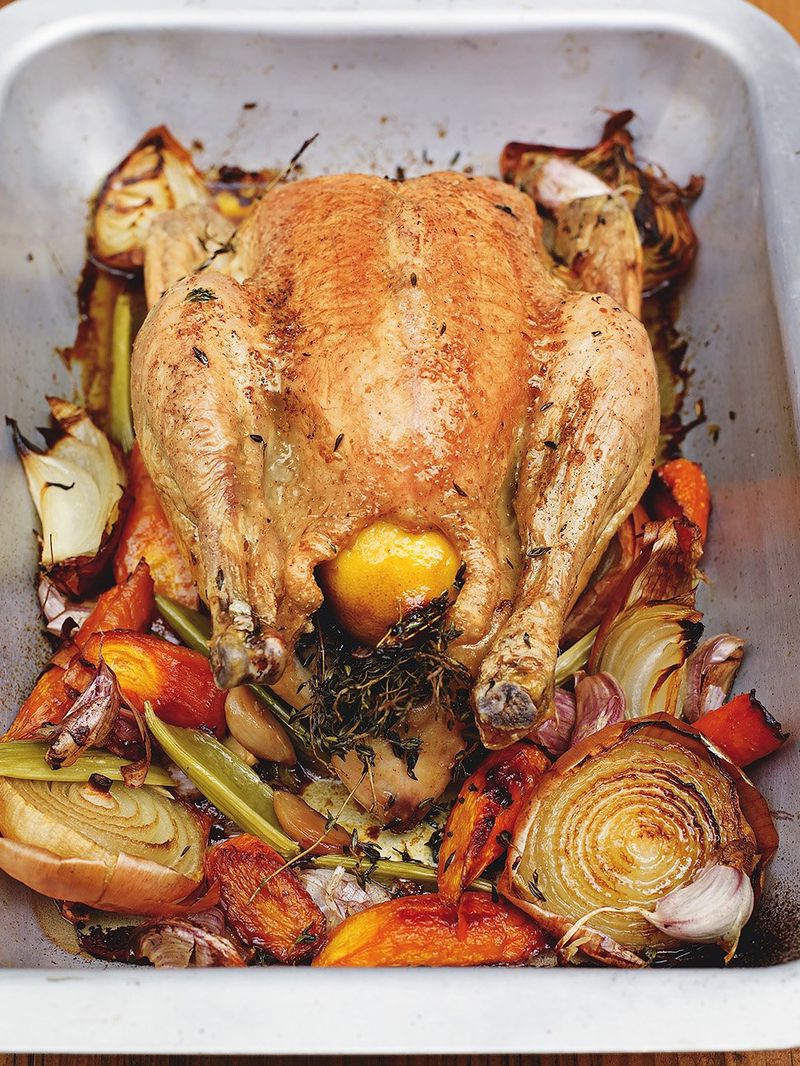 Perfect roast chicken recipe | Jamie Oliver Christmas recipes