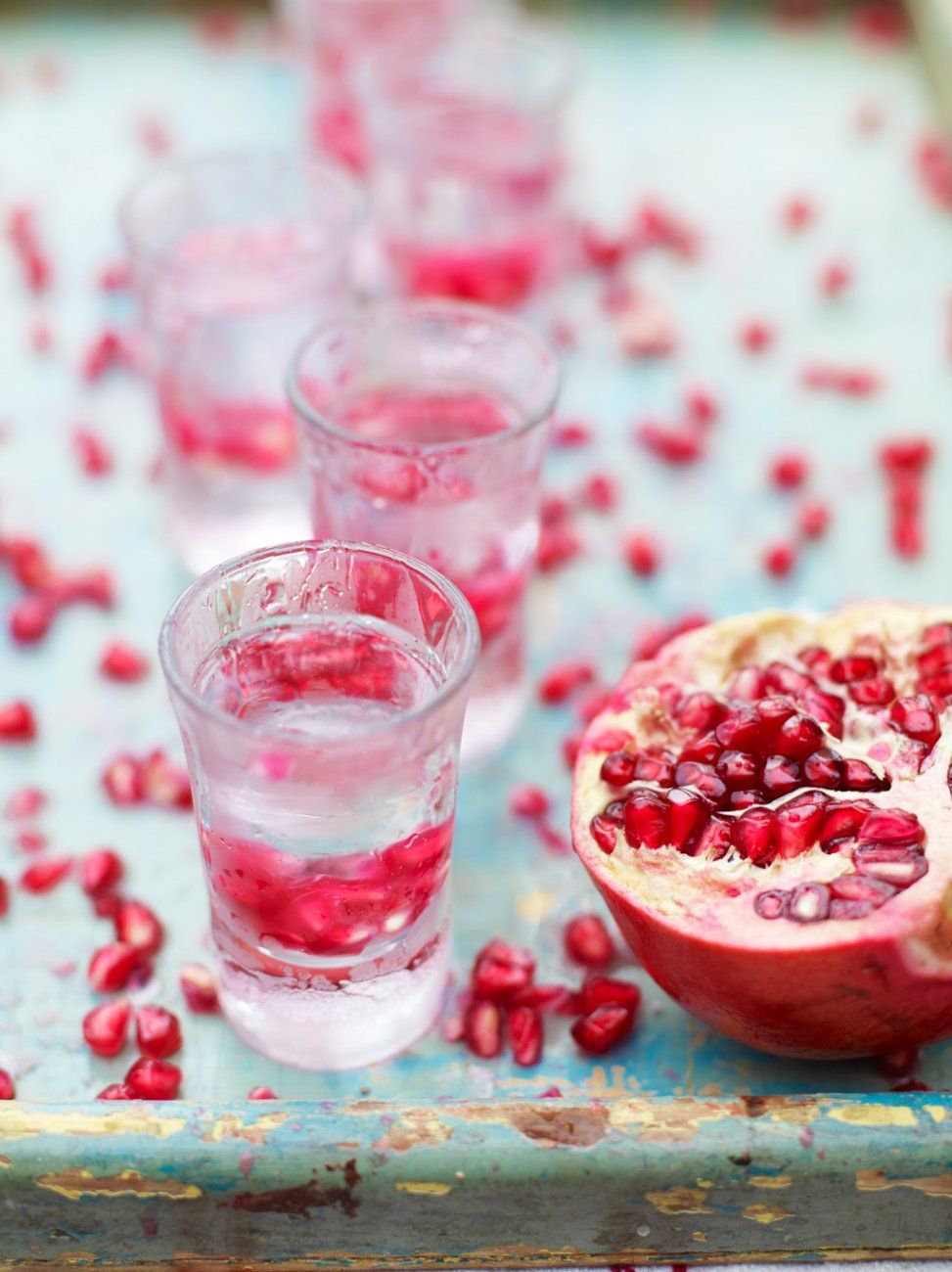 Pomegranate shots
