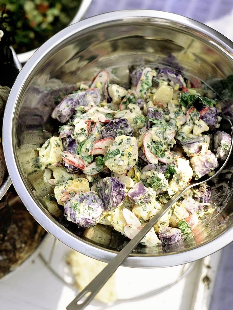 Purple Potato Salad | Vegetables Recipes | Jamie Oliver Recipes