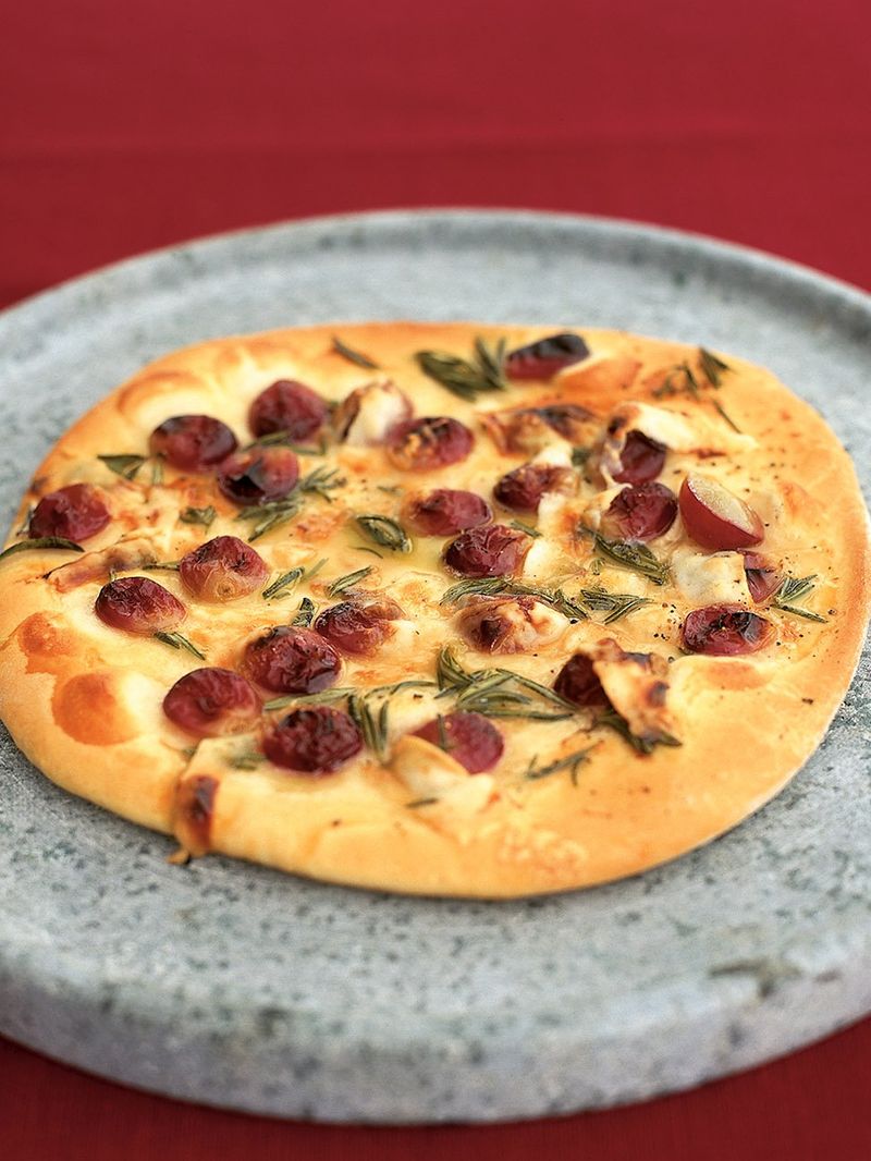 Red grape pizza | Bread Recipes Jamie Oliver Recipes