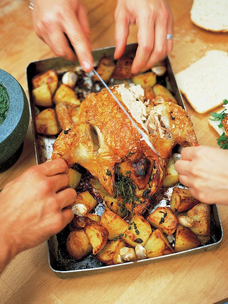 Lemon Roast Chicken | Chicken Recipes | Jamie Oliver Recipes