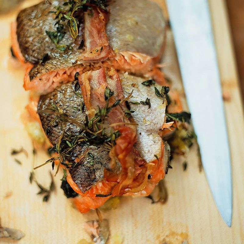 je bent bijeenkomst Alternatief voorstel Roasted Trout | Fish Recipes | Jamie Oliver Recipes
