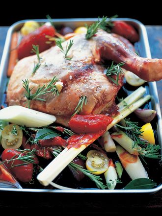 Slow-cooked shoulder of lamb