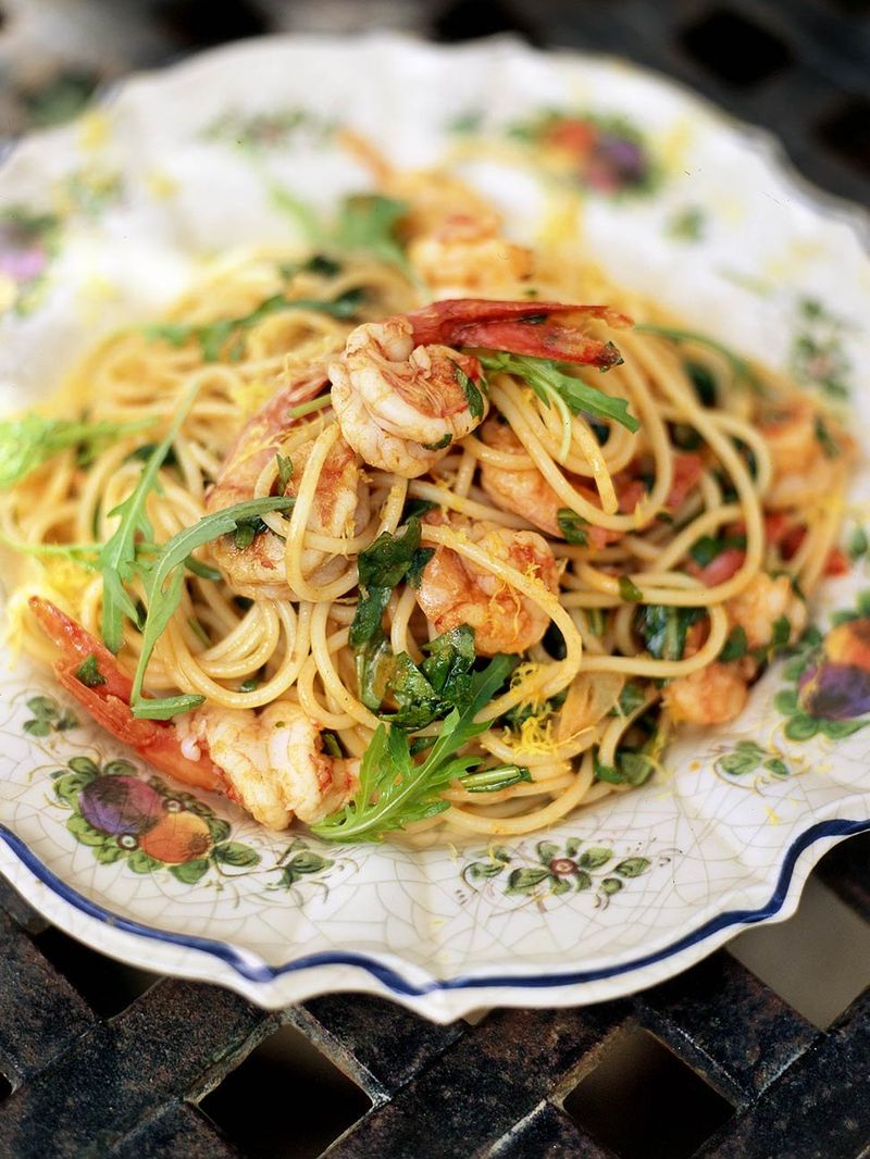 Prawn spaghetti recipe | Jamie Oliver pasta recipes