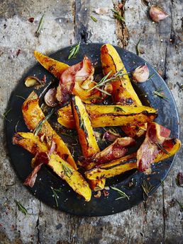 Spicy roasted squash