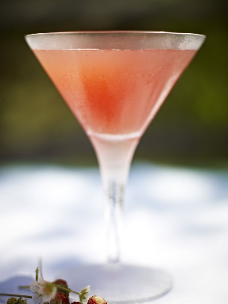 Strawberry martini
