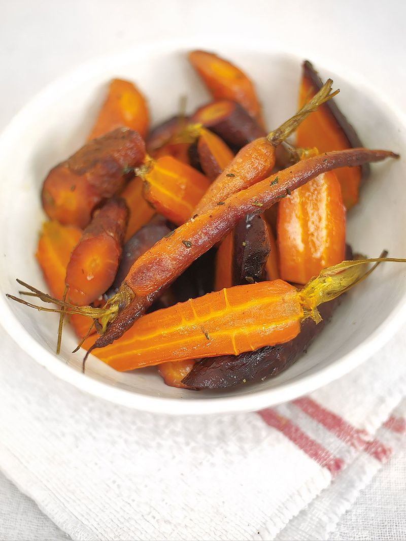The best whole-baked carrots