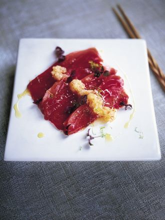 Tuna carpaccio - Japanese style