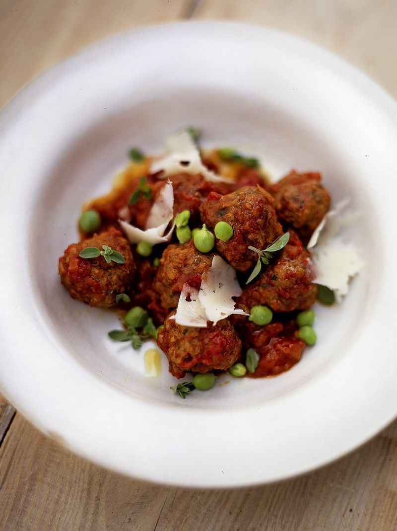 Simple meatball recipe Jamie Oliver beef recipes