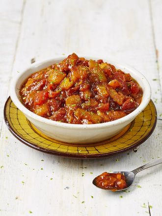 Mango and apricot pickle
