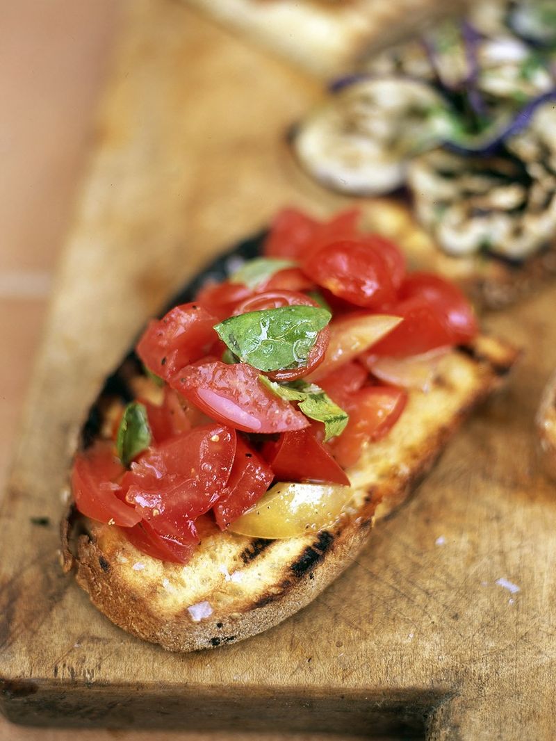 Tomato bruschetta recipe | Jamie Oliver bread recipes