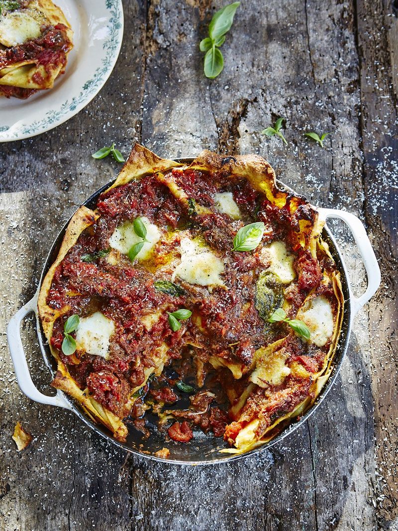 Vegetarian lasagne recipe | Jamie Oliver lasagne recipes
