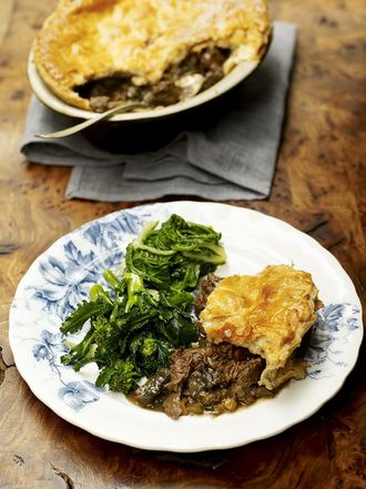 Old-school venison pie with juniper, rosemary and bay