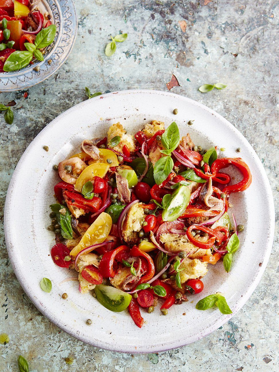 Panzanella Tuscan tomato bread salad