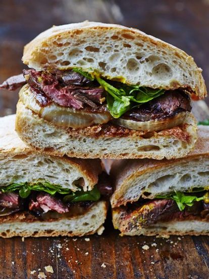 Next-level Steak & Onion Sandwich