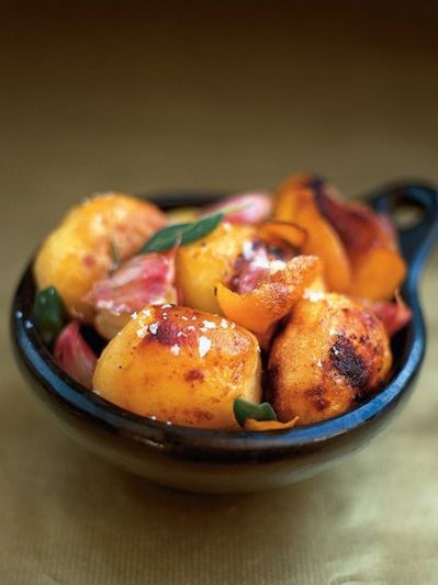 Roast potatoes with sage & orange
