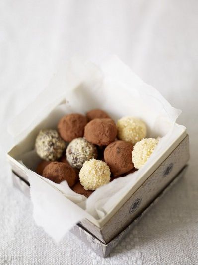 Chocolate surprise truffles