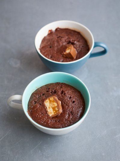 Microwave chocolate puddings