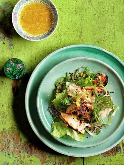 Japanese Grilled Salmon Seaweed Salad Fish Recipes Jamie Oliver