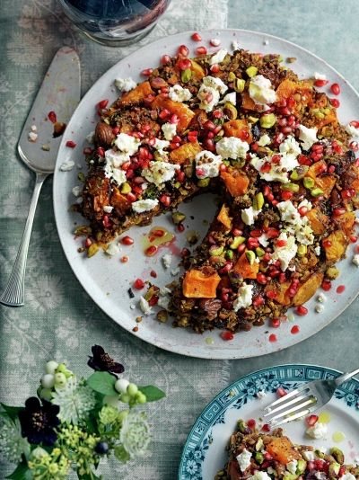 Persian Squash and Pistachio Roast | 23 Quick & Easy Vegetarian Christmas Dinner Recipes
