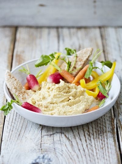 Simple Hummus | Homemade Healthy Snack Ideas | Homemade Recipes