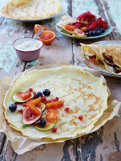 Easy crepe-style pancakes