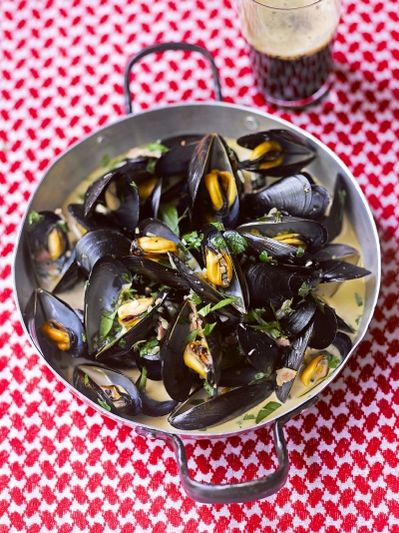 Mussels with Guinness