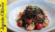 Squid ink spaghetti: Jamie Oliver &#038; Gennaro Contaldo