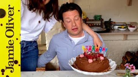 Homemade celebration cake: Jamie Oliver