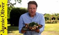 Halloumi skewers: Jamie Oliver