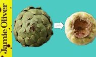 How to peel, cut &#038; prepare an artichoke: French Guy Cooking