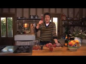 Christmas pomegranate cocktail: Jamie Oliver