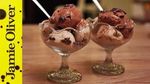 Dairy free chocolate & vanilla ice cream: Amber Locke