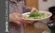 How to make a herb omelette: Jamie Oliver&#8217;s Food Team