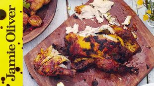 Spicy Indian roast chicken